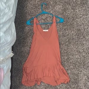 Coral pink tank top from Urban Outfitters